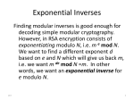 Chap4 Exponential Inverses