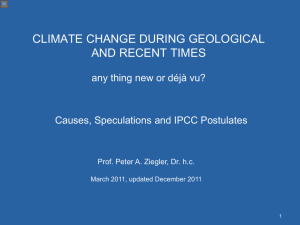 global warming and phanerozoic climate change