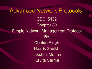 Advanced Network Protocols