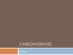 Carbohydrates