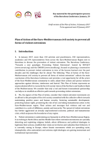 Plan of Action of the Euro-Mediterranean civil society to