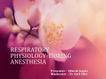 respiratory physiology in annaesthesia