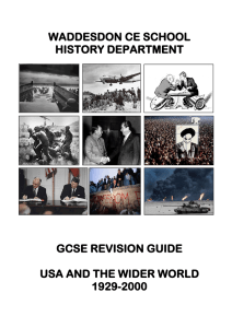 USA Wider World Revision Guide 2016