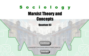 Marxist Theory and Concepts