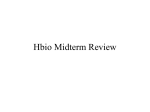 HBio midterm review key