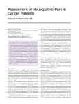 Assessment of Neuropathic Pain in Cancer Patients - Tel