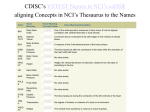 CDISC`s VSTEST Names in NCI`s caDSR and EVS