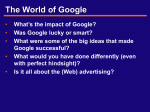 The World of Google - UT School of Information