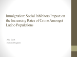 Immigration: Social Inhibitors Impact on the Increasing Rates of