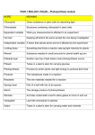 year 7 biology vocab list