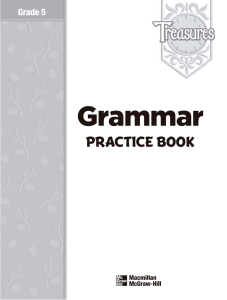 Grammar Practice Book - Macmillan/McGraw-Hill