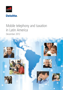 Mobile telephony and taxation in Latin America