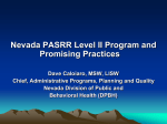 PASRR Level II as a Best Practice NV Panelist Presentation | Dave