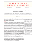 Rivaroxaban versus Enoxaparin for Thromboprophylaxis after Hip