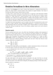 Rotation formalisms in three dimensions