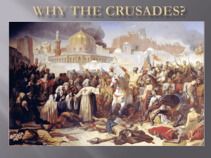 The Crusades - Saint Michael Parish