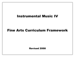 Fine Arts Curriculum Framework