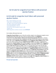 Icd 10 code for congestive heart failure with preserved ejection fraction