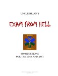Uncle Brian`s Exam From Hell - Remote Areas Emergency Medicine