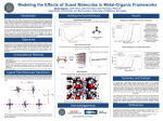 Modeling the Effects of Guest Molecules in Metal