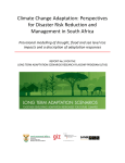 Climate Change Adaptation: Perspectives for Disaster Risk