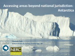 Accessing areas beyond national jurisdiction: Antarctica