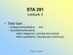 STA 291