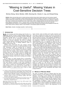 “Missing is Useful”: Missing Values in Cost