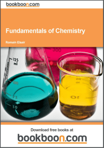 Fundamentals of Chemistry