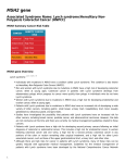 MSH2 gene - MyriadPro