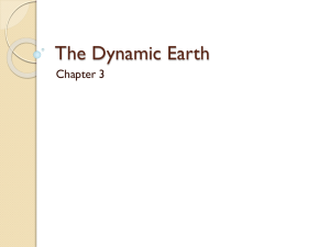 Ch. 3 Dynamic Earth