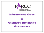 Informational Guide to Geometry Summative Assessments