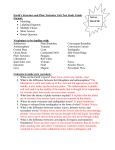 Earth`s Structure and Plate Tectonics Unit Test Study Guide Format