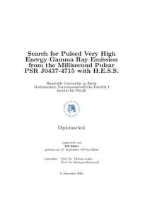 Search for Pulsed Very High Energy Gamma Ray