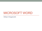 Microsoft Word