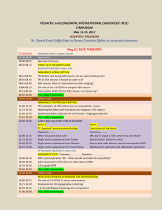 PEDIATRIC and CONGENITAL INTERVENTIONAL CARDIOLOGY