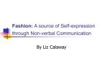 Fashion: A source of Self-expression through Non