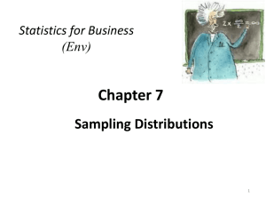 sampling distribution