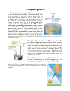 Atmospheric pressure