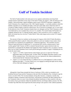 Gulf of Tonkin Incident