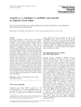 Anaemia as a contributor to morbidity and mortality in congestive