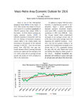 Waco Metro Area Economic Outlook for 2016