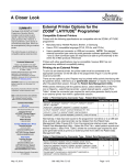 External Printer Options for the ZOOM