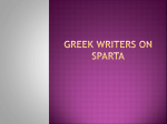 greek writers on sparta