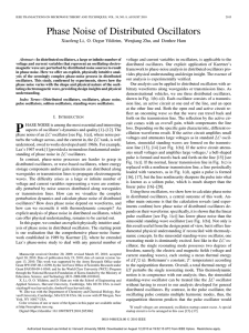 Phase Noise of Distributed Oscillators