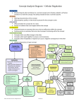 Concept Analysis Diagram * Cellular Regulation