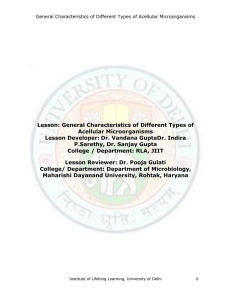 aims and objectives - University of Delhi