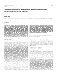 The vegetal determinants required for the Spemann organizer move