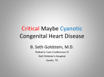 Critical Congenital Heart Disease