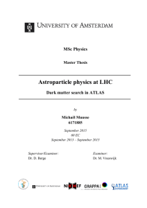 Astroparticle physics at LHC - Institute of Physics (IoP)